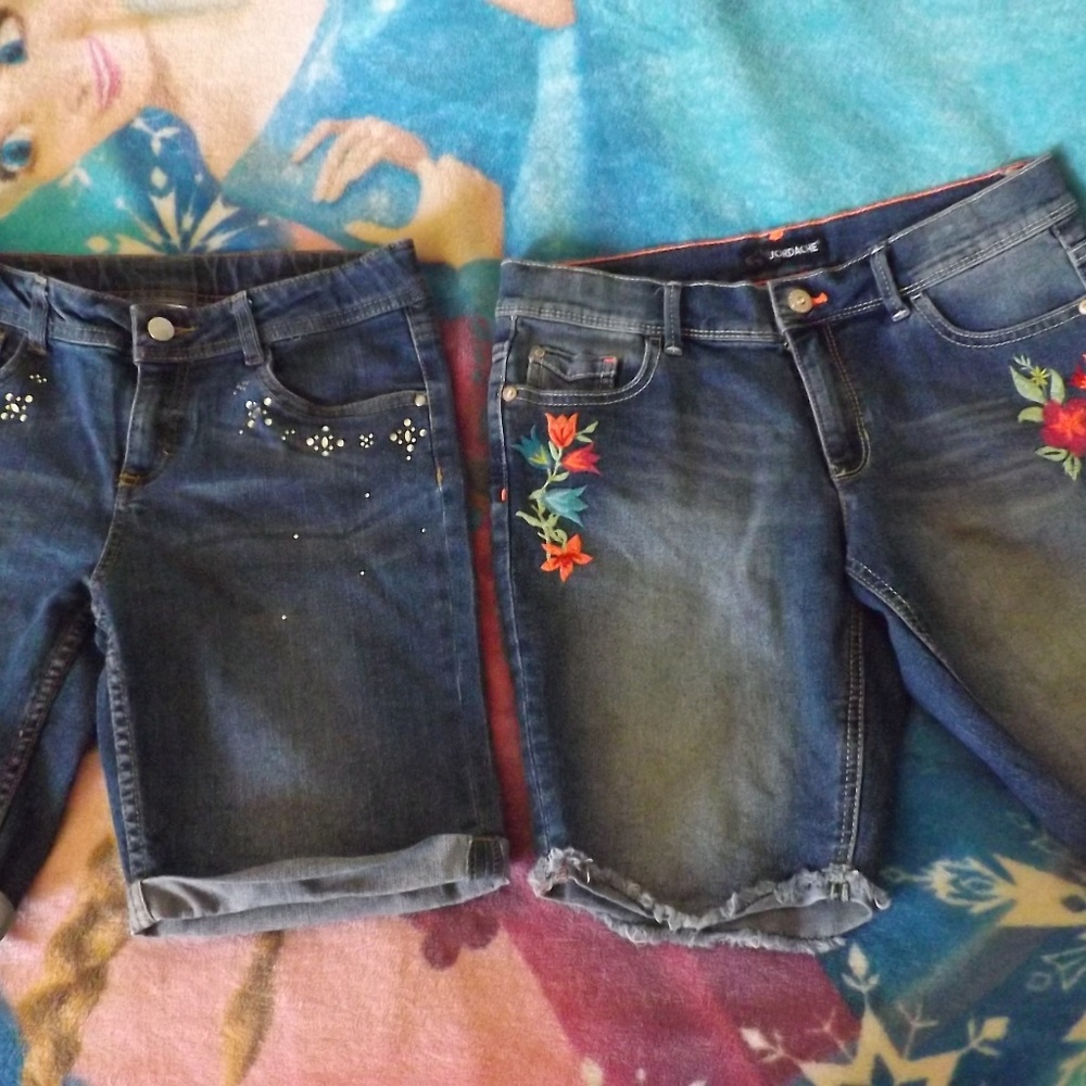 GiIrl's Bermuda Shorts 14R set of 2